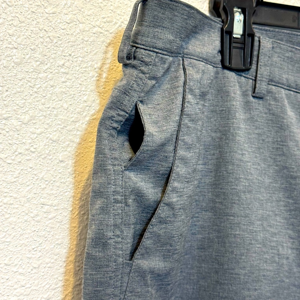 Dunning Golf Performance Gray Flat Front Shorts with Modern Classic Cut Men’s 40 - Picture 3 of 9